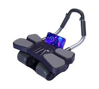 Nbhuiakl - Rueda abdominal de rebote automático, rueda abdominal de apoyo de , rueda para abdominales, soporte de codo de 4 ruedas, rueda abdominal, rueda de rebote para vientre delgado