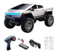 NBJIALIN RC Cyber Truck Car - Coche de control remoto 1:18 para adultos, 4WD de alta velocidad todoterreno Cybertruck a control remoto, 2.4 GHz impermeable Monster RC Car para camiones RC, juguetes
