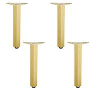 NBKJDSXL 4 patas de metal para muebles con tornillos, patas de muebles ajustables en altura, patas de mesa ajustables entre 1 y 10 mm, patas cuadradas de armario, para sofá, armario (8 cm)