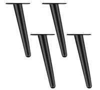 NBKJDSXL 4 patas de muebles inclinadas, patas de mesa ajustables en color negro de metal, patas de armario de metal, para sofás, mesas, armarios de TV, sillas (72 cm)