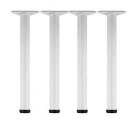 NBKJDSXL Juego de 4 patas ajustables de metal para mesa, patas redondas para sofá cama y patas de armario. Tamaño: altura 110 cm (altura: 130 cm)