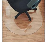 NBKJDSXL Tapete Circular de proteção para o chão, tapete de PVC para cadeiras, tapete Transparente de proteção para o chão, tapete Resistente a riscos para cadeiras de escritório (1,5 mm) (55cm)