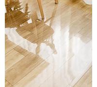 NBKJDSXL Tapete protetor de Piso, tapete para cadeira, tapete de plástico rígido Transparente com 1,5 mm de espessura para secretária, tapete de PVC (70x90cm)