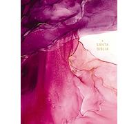 Nbla, Santa Biblia, Edición Artística Ilustrada, Tapa Dura/Tela, Rosado, Palabras de Jesús En Rojo, Comfort Print