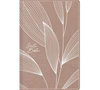 NBLA, Santa Biblia, Edición versificada, Tamaño bolsillo, Leathersoft, Con cierre, Oro Rosa, Palabras de Jesús en rojo, Comfort Print