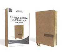 Nbla Santa Biblia Ultrafina, Letra Grande, Tamaño Manual, Leathersoft, Beige, Edición Letra Roja: Nueva Biblia de las Américas, Beige, ... New Bible of the Americas, Ultrafine
