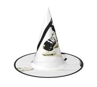 NBMghn 2 sombreros de Halloween para decoración de brujas, diseño de hockey sobre hielo, disfraz de bruja, cosplay, juego de rol, festival, carnaval, diadema