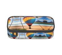 NBMghn Estuche con diseño de caballito de mar azul, organizador de bolígrafos multiusos, bolsa de papelería, bolsa de cosméticos de maquillaje, Globo de aire caliente Hawaii, Talla única, Mochila