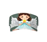 NBMghn Gorra de béisbol unisex con estampado de tormenta de rayo para adultos, perfecta para actividades al aire libre, viajes y deportes, Bonito ángel pequeño, Talla única