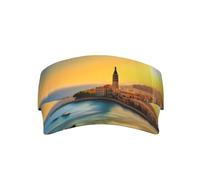 NBMghn Gorra de béisbol unisex con estampado de tormenta de rayo para adultos, perfecta para actividades al aire libre, viajes y deportes, Atardecer en Barcelona, Talla única