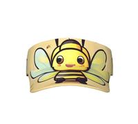 NBMghn Gorra de béisbol unisex con estampado de tormenta de rayo para adultos, perfecta para actividades al aire libre, viajes y deportes, Abeja amarilla, Talla única