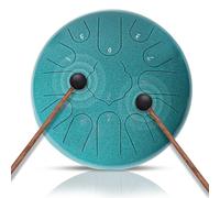 NBMICSO Tambor de lengua de acero, 13 notas, 30,5 cm, tambor de lluvia con sonido, instrumentos curativos de sonido, tambor de mano para meditación, entretenimiento, educación musical, concierto,