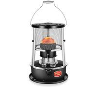 NBNBN Estufa de Queroseno Portátil, Eficiente para Interiores, de Acero Inoxidable, Calentador Radiante de Queroseno, 7800-8900 BTU/H, 14-15 m², Negro