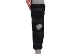 NBNBN Inmovilizador de rodilla, adecuado para dormir, soporte de pierna completa, férula de rodilla recta, soporte para rodilla postoperatoria y recuperación quirúrgica, L