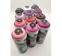 NBQ Pro mate 400 ml populares colores BAJA PRESION Graffiti Street Art Mural Spray de pintura (12)