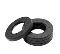 NBR ID 12 * 24/25/26/27-50 * 4-10mm Black TC/FB/TG4 Skeleton Oil Seal Rings Gasket 2Pcs (12x24x6)
