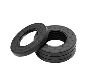 NBR ID 12 * 24/25/26/27-50 * 4-10mm Black TC/FB/TG4 Skeleton Oil Seal Rings Gasket 2Pcs (12x24x6)