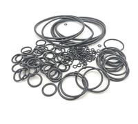 NBR Junta tórica Espesor CS 1 1.5 2 OD 4~50 mm Espaciador de caucho de nitrilo butadieno Arandela de resistencia al aceite Forma redonda - (Tamaño: OD 33 mm (CS 2 mm) 10PCS)(OD 14mm(CS 1mm)25PCS)