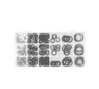 NBR O Ring Assortment 225Pcs / 18 Sizes | Nitrile Rubber Sealing Gasket Washers for Automotive/Hydraulic/Pneumatic Systems | Heat & Oil Withstanding O - Ring Kit with Storage