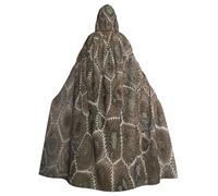 NBRIEU Bata unisex con capucha y estampado de piedra Petoskey de longitud completa, disfraz de carnaval, cosplay