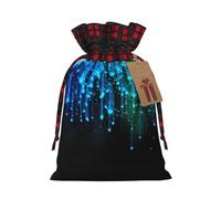 NBRIEU Blue Line Print - Bolsa de regalo reutilizable, para fiestas de Navidad, bodas