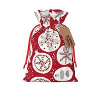 NBRIEU Bolsa de regalo con estampado de granada, trae un cordón, bolsa de regalo reutilizable para fiestas de vacaciones y bodas