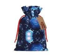 NBRIEU Bolsa de regalo con impresión de arte espiritual, trae un cordón, bolsa de regalo reutilizable para fiestas, bodas