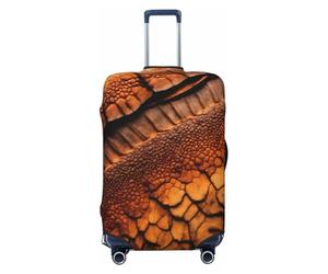 NBRIEU Funda elástica para maleta con estampado de dinosaurio, a la moda, lavable, se adapta a equipaje de 45,7 a 81,3 cm, Negro -, XL