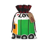 NBRIEU I Love Garbage Trucks - Bolsa de regalo reutilizable, para fiestas de Navidad, bodas