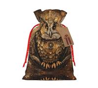 NBRIEU Owl Beliefs - Bolsa de regalo con estampado de búho, trae un cordón, bolsa de regalo reutilizable para fiestas y bodas