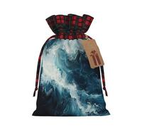 NBRIEU Within The Tides - Bolsa de regalo reutilizable, para fiestas de Navidad, bodas