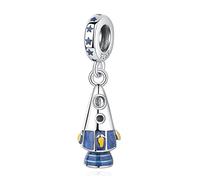 Nbsameng Charm Plata de Ley 925,Compatible con Pulseras y Pulseras Europeas,Cohete