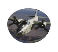 NBSKSDLK Fundas de taburete de avión del ejército estadounidense, cojines redondos con banda elástica lavable, funda de asiento extraíble de terciopelo suave, fundas de taburete de bar de 12 pulgadas