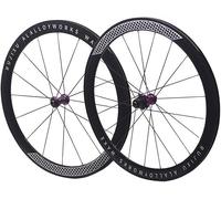 NBTRXWAFR 700C V/C Freno De Llanta Juego De Ruedas para Bicicleta De Carretera 30 Mm 40 Mm 50 Mm Llantas Bicicletas Cierre Rápido Bujes De Rodamiento Cassette 7-12 Velocidades,Purple hub,40mm