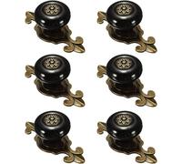 NBVACPL Tiradores para cajones, tiradores para armarios, t Manijas de cerámica redondas de estilo retro, pomos for gabinetes de cocina y baño, pomos for puertas.