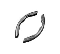 NBVGFGDF 2 Piezas Coche Cubierta Volante, para Jeep Wrangler (JK) 2007-2010 Cubierta de Volante Segmentada Transpirable Duradera Funda Protector Volante,A-38cm