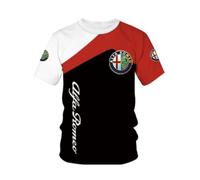 NBVGFGDF Camiseta Hombre, para Alfa Romeo 8C Competizione/Spider 2007-2010 Algodón Casual Camiseta Deportiva Manga Corta Hombre Plain O-Neck T-Shirt, Camisetas Gimnasio Hombre,A-L