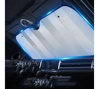 NBVGFGDF Parasol Parabrisas Delantero Coche, para Mazda CX-30 CX30 2021 2022 2023 2024 Portátil Parasol Parabrisas Delantero Plegable, contra Rayos UV