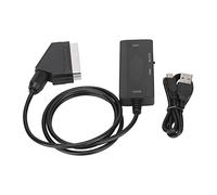 NBVGHPSRW Convertidor de Interfaz Multimedia HD a SCART, Adaptador AV Full HD 1080P con conmutación NTSC/PAL, Cable HDMI a SCART Plug and Play para Monitor HDTV, proyector, DVD y