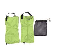 NBVGHPSRW One Pair Snow Leg Gaiters, Waterproof Unisex Hiking Boot Cover, 600D Ripstop Oxford Cloth with Long Hook and Loop Closure for Mountaineering Skiing Ice Climbing (Verde)