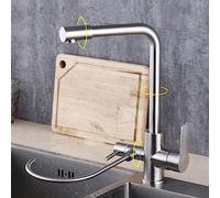 NBYGSC 3-in-1 Stainless Steel Kitchen Faucet for Pure Drinking Water (Color: C)