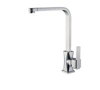NBYGSC 7 Wire Drawing Cold and Hot Water Mixer Faucet Chrome Single Kitchen Sink Faucet/U Shower Head