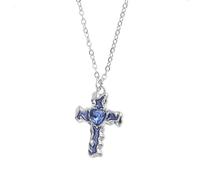 NBYGSC 925 Sterling Silver Infinity Heart Cross Necklace For Women Girls, Shiny CZ Religious Cross Necklace - Faith Heart and Cross Necklace, Catholic Religious Jewelry For Christmas Thanksgiving