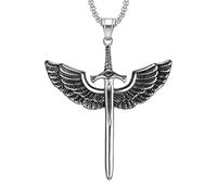 NBYGSC 925 Sterling Silver Sword Necklace For Women, Exquisite Europe Style Sword Pendant - Dagger Necklace For Men, Master Sword Necklace For Halloween Christmas Gifts