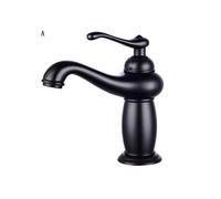NBYGSC Antique Brass Mixer for Bathroom Kitchen European Style Copper Sink Faucet Black Ancient Brushed Finish Hot & Cold Water Basin Tap
