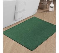 NBYGSC Bathroom Rugs Mat 36x25 Ultra Thin Non Slip Bath Mat Large Quick Dry Absorbent Bath Mat for Bathroom Floor (Green 36"x25")