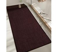 NBYGSC Bathroom Rugs Mat 59x17 Ultra Thin Non Slip Bath Rug Runner Quick Dry Absorbent Bath Mat for Bathroom (Dark Purple 59"x17")