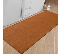 NBYGSC Bathroom Rugs Mat 59x24 Ultra Thin Non Slip Bath Mat Large Quick Dry Absorbent Bath Mat for Bathroom Floor (Orange 59"x24")
