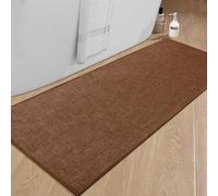 NBYGSC Bathroom Rugs Mat 59x24 Ultra Thin Non Slip Bath Mat Large Quick Dry Absorbent Bath Mat for Bathroom Floor (Rust 59"x24")