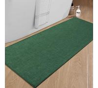 NBYGSC Bathroom Rugs Mat 59x25 Ultra Thin Non Slip Bath Mat Large Quick Dry Absorbent Bath Mat for Bathroom Floor (Green 59"x25")